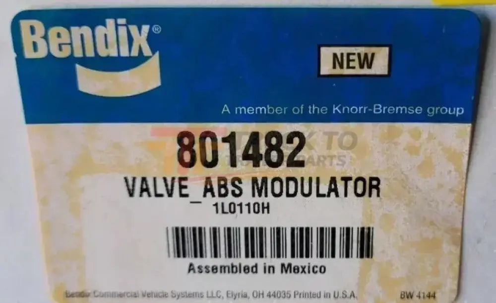 801482 Genuine Bendix ABS Brake Modulator Valve - Truck To Trailer