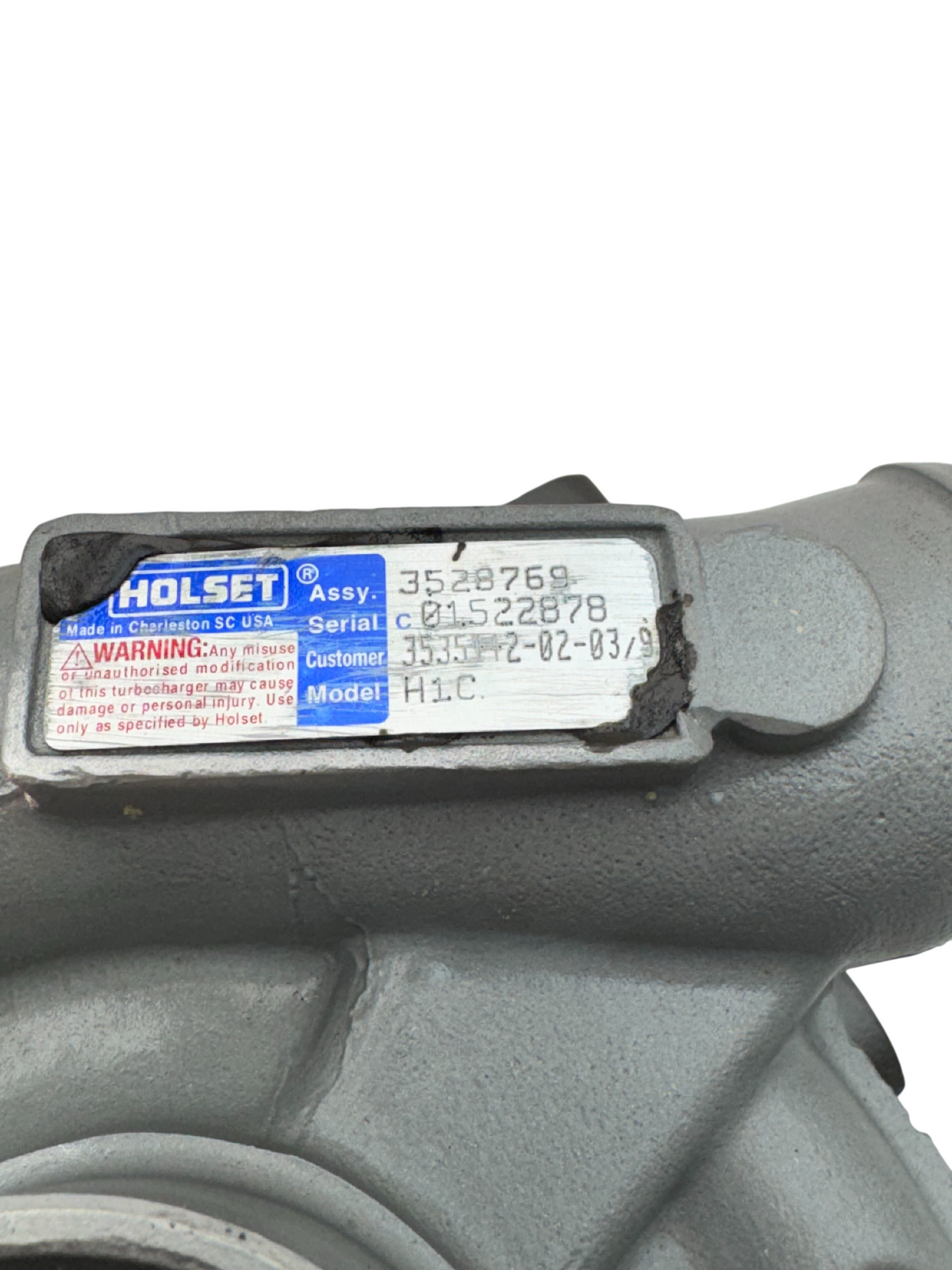 3528769 Genuine Cummins Turbocharger