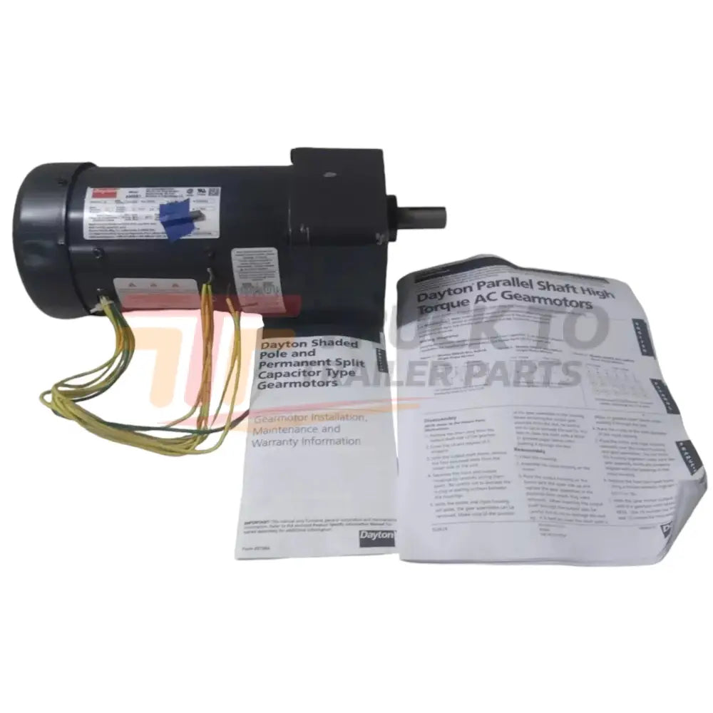 096037.00 Dayton AC Gearmotor 0.167 Input HP 340 RPM 115/230VAC - Truck To Trailer