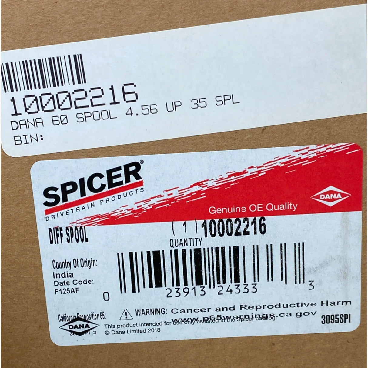 10002216 Genuine Dana Spicer Differential Spool - Truck To Trailer