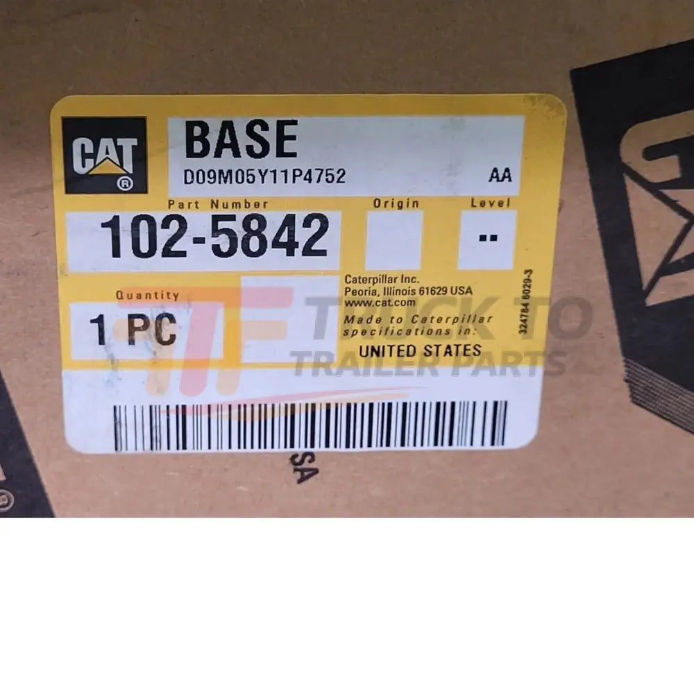 102-5842 CAT Engine Valve Base - Truck To Trailer