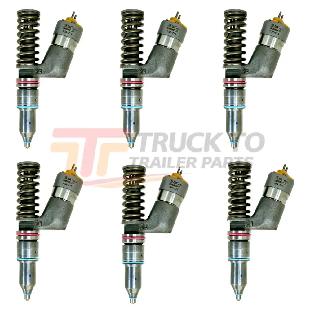 10R-1273 Genuine Caterpillar Diesel Fuel Injector Set Of 6 - Truck To Trailer