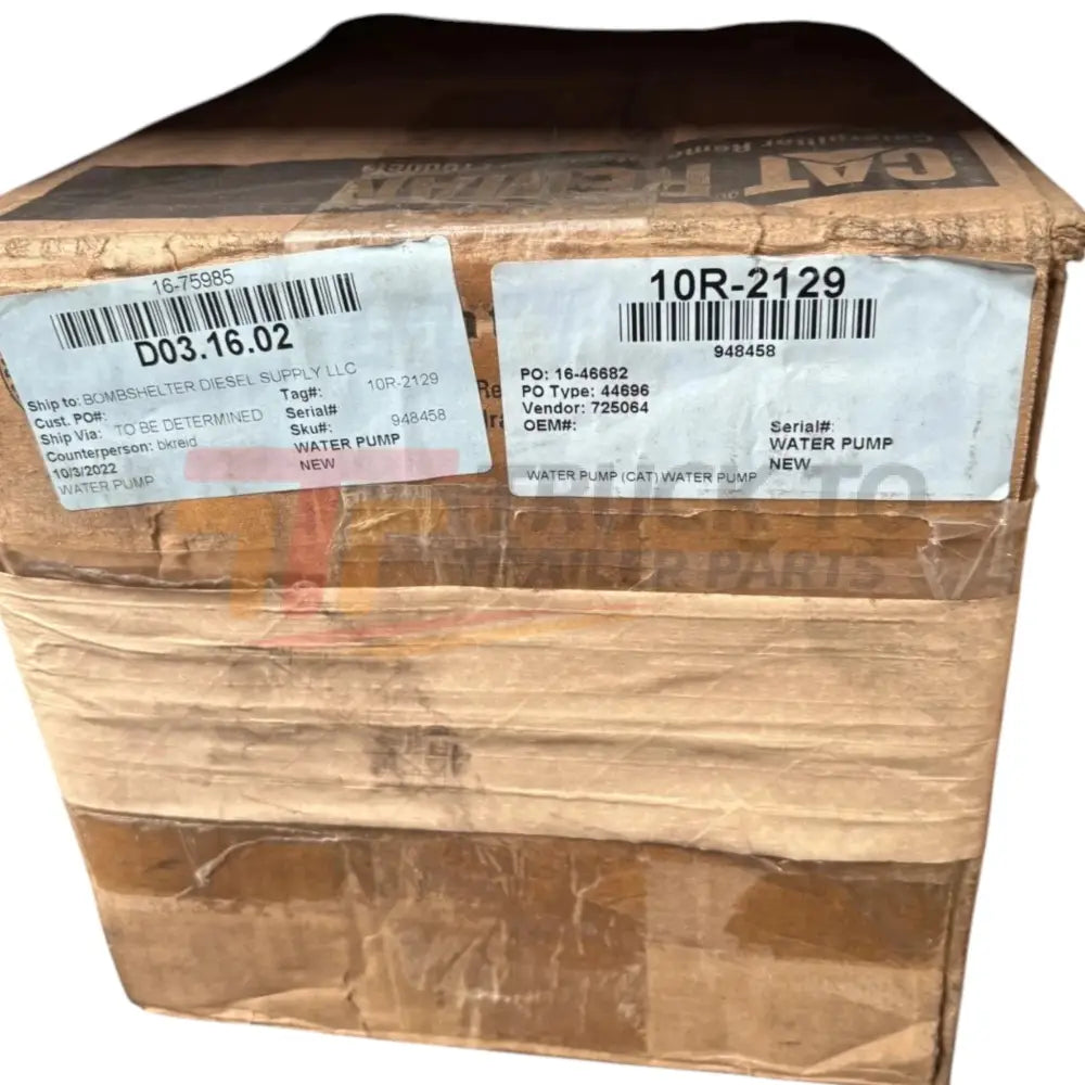 10R-2129 CAT Reman Water Pump - Truck To Trailer