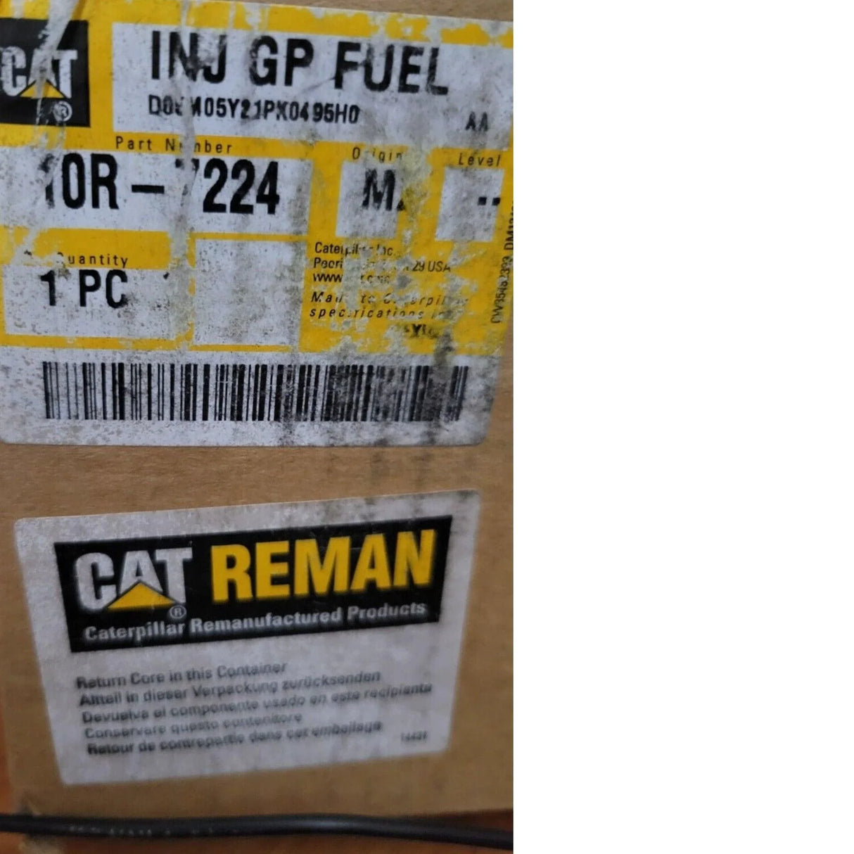 10R7224 Genuine Caterpillar Fuel Injector - Truck To Trailer