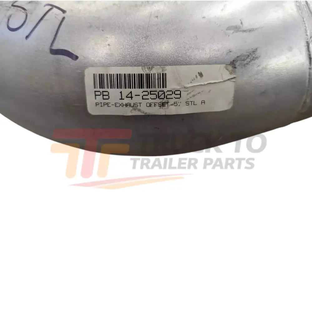 14-25029 Genuine Peterbilt Exhaust Pipe - Truck To Trailer