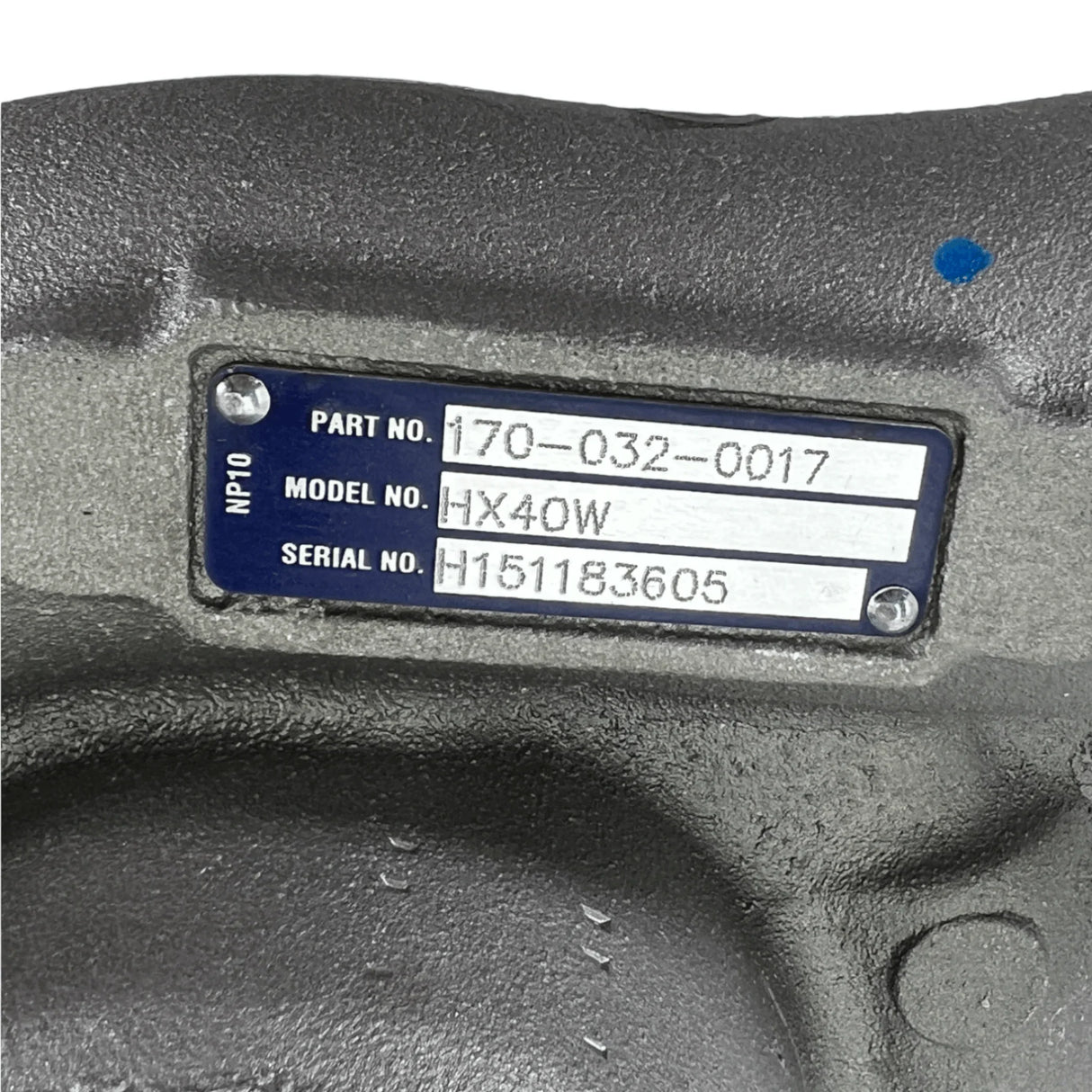 170-032-0017 D&W Turbocharger Hx40W - Truck To Trailer
