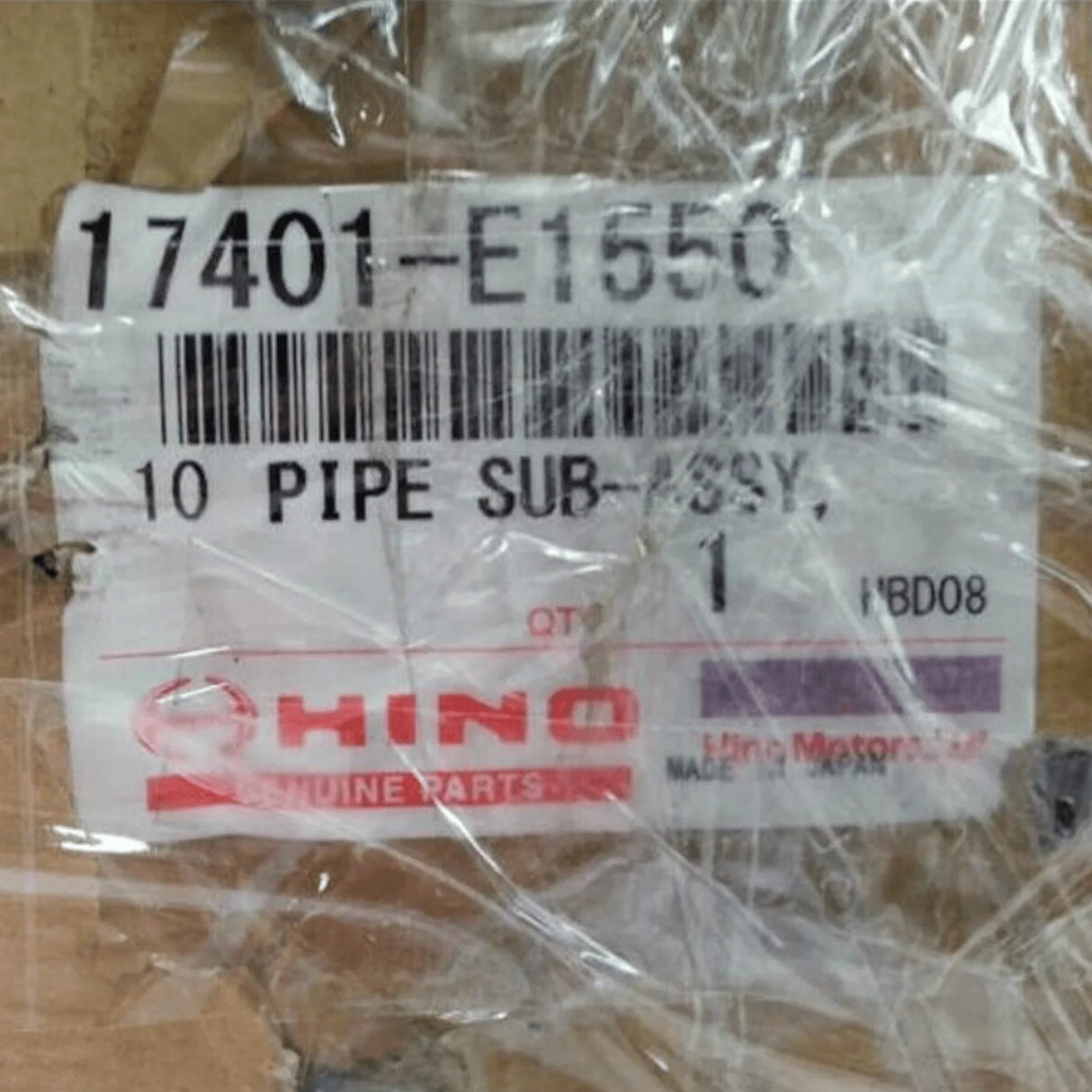 YC3Z17906GA Genuine Hino Exhaust Pipe Sub-Assy - Truck To Trailer