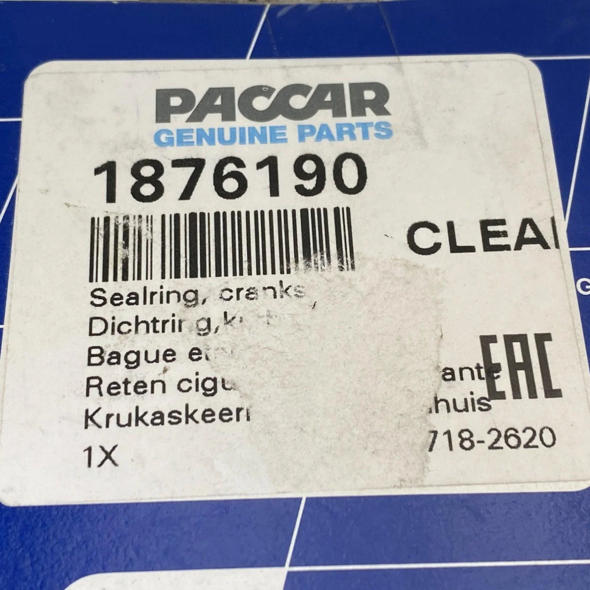 1876190 Genuine Paccar Crankshaft Flywheel Housing Seal Ring - Truck To Trailer