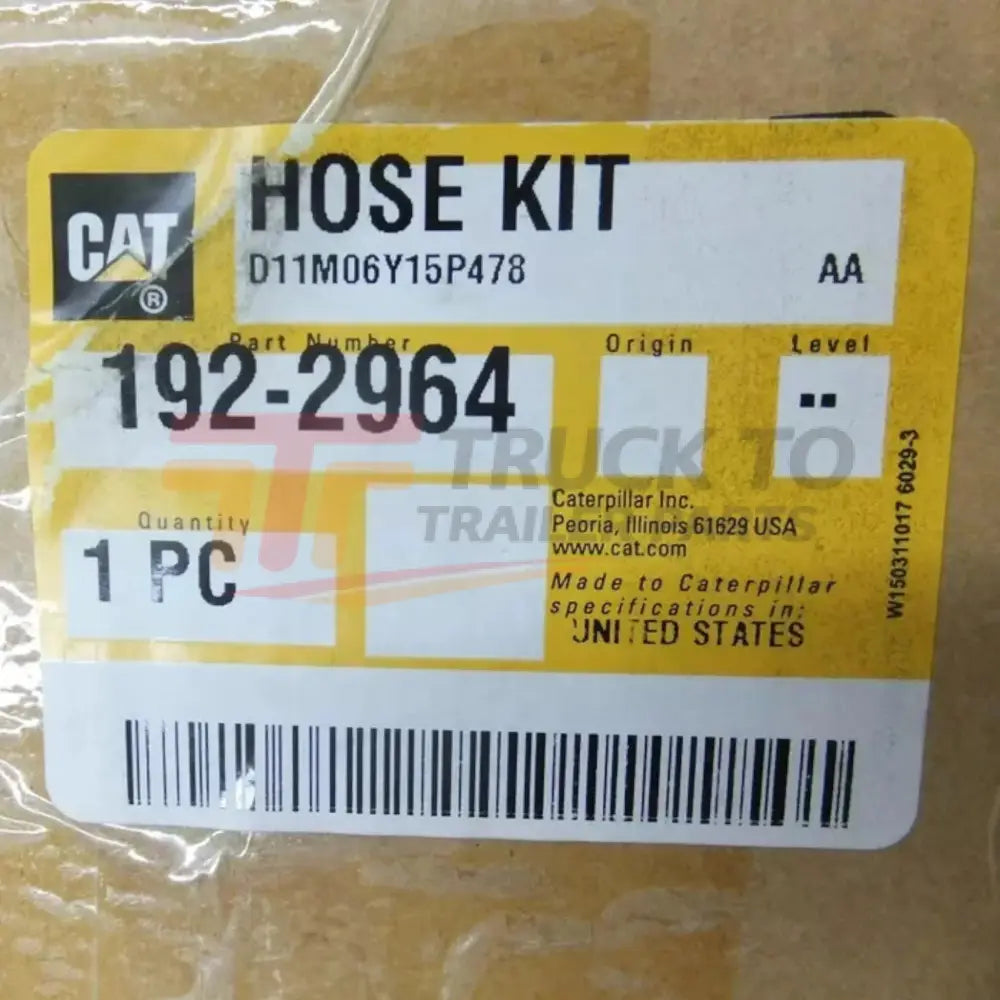 192-2964 Caterpillar Hose Kit - Truck To Trailer