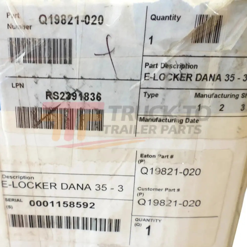 19821-020 Genuine Eaton Differential - Truck To Trailer