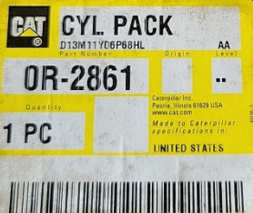 0R2861 Genuine Cat Cylinder Pack