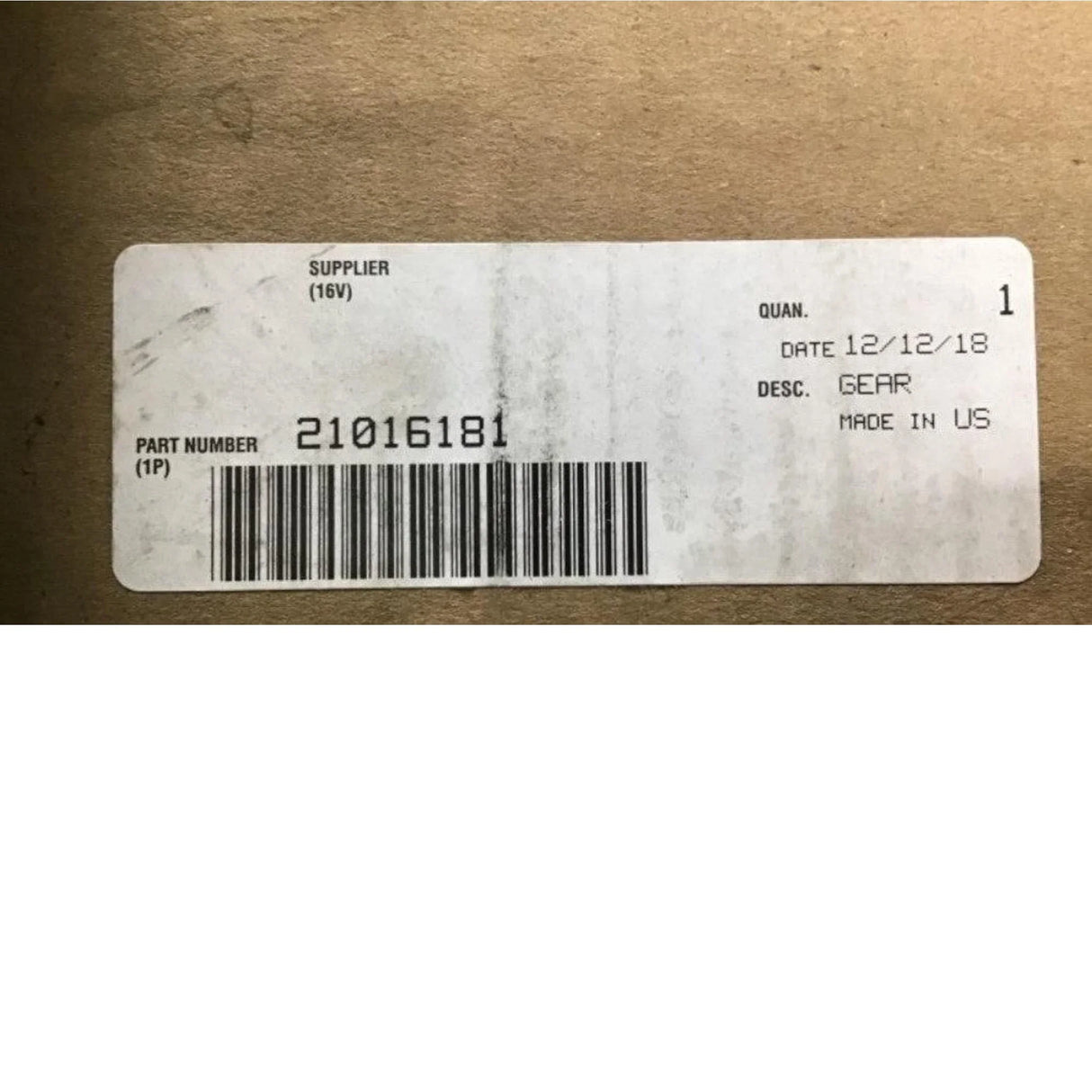 21016181 Genuine Mack Gear - Truck To Trailer