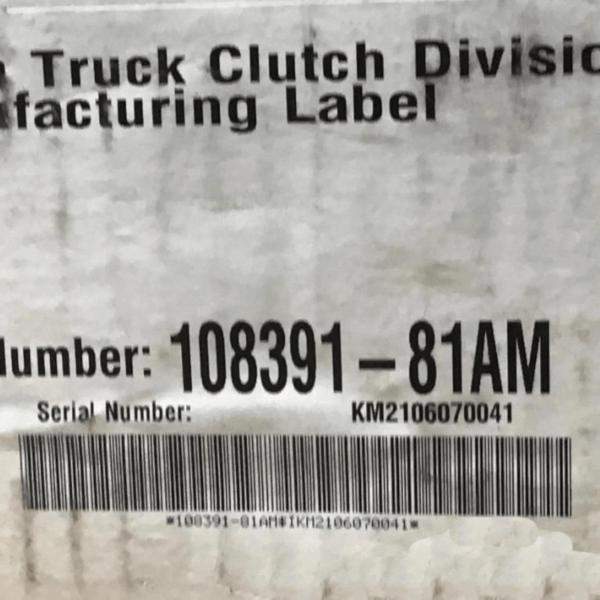 2104-10839181AM Genuine Mack Clutch - Truck To Trailer