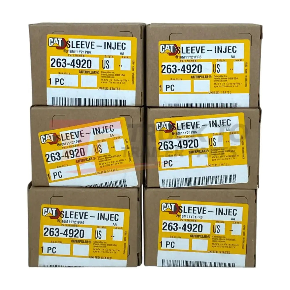 263-4920 Genuine Caterpillar Sleeve Injector Set Of 6 - Truck To Trailer