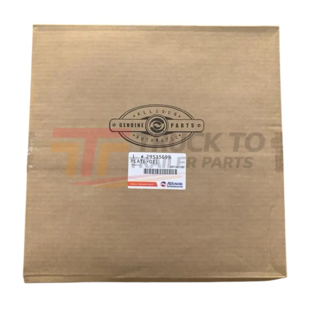29535699 Allison Transmission Oil Plate - Truck To Trailer