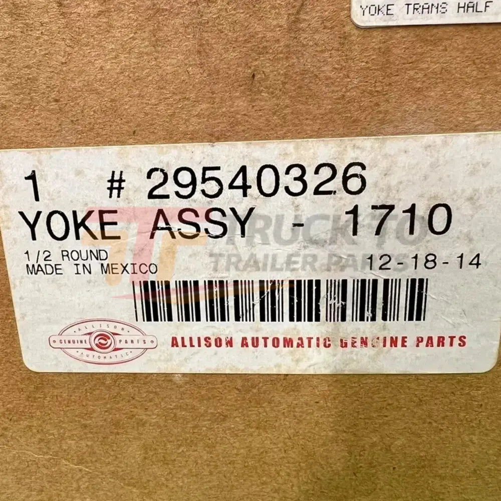 29540326 Genuine Allison Transmission Output Yoke - Truck To Trailer