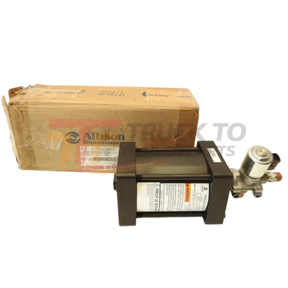 29563815 Genuine Allison Hydraulic Accumulator - Truck To Trailer