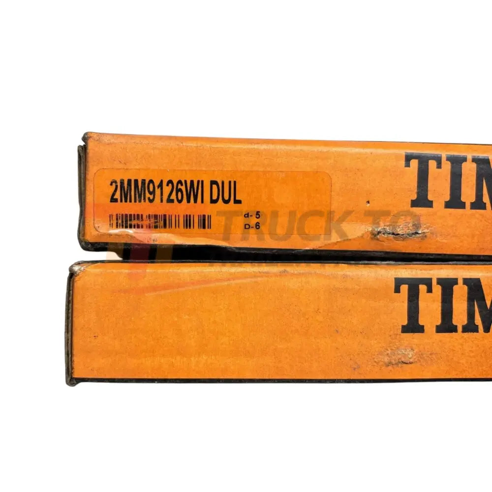 2MM9126WI DUL Timken Machine Tool Angular Contact Bearing - Truck To Trailer