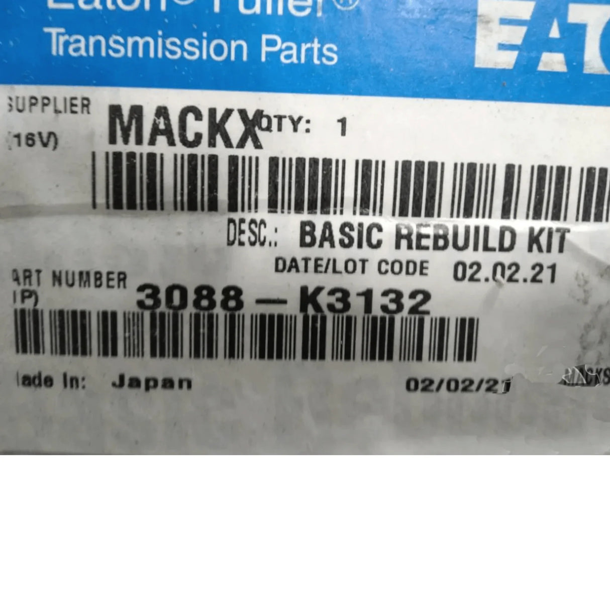 3088-K3132 Genuine Volvo/Mack Basic Rebuild Kit - Truck To Trailer