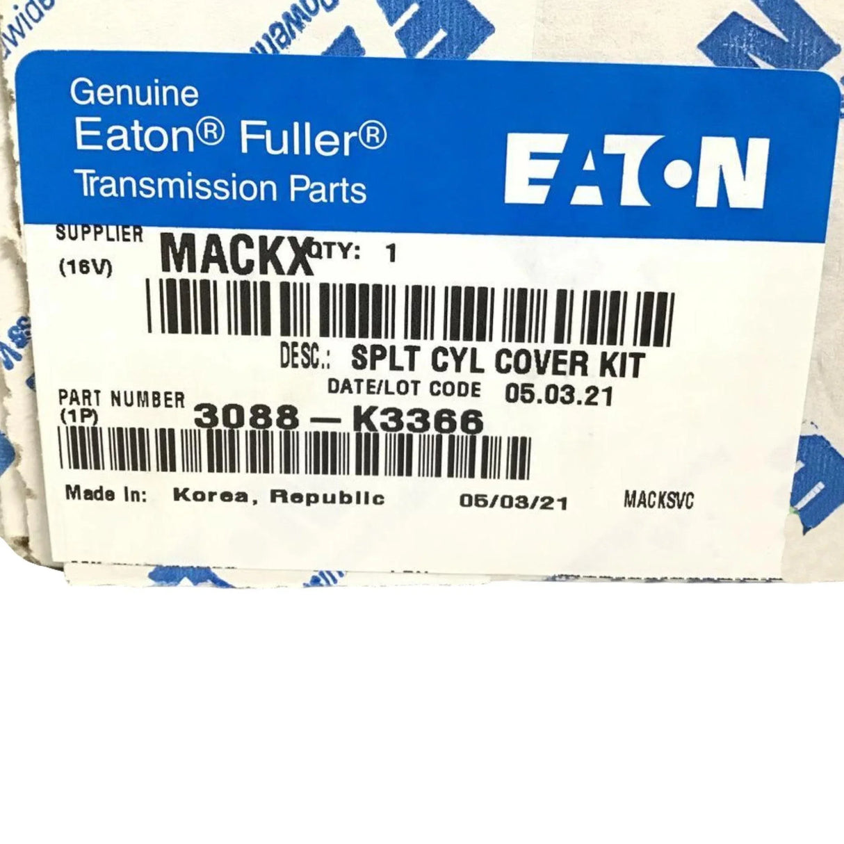 3088-K3366 Genuine Volvo Splitter Cylinder Cover - Truck To Trailer