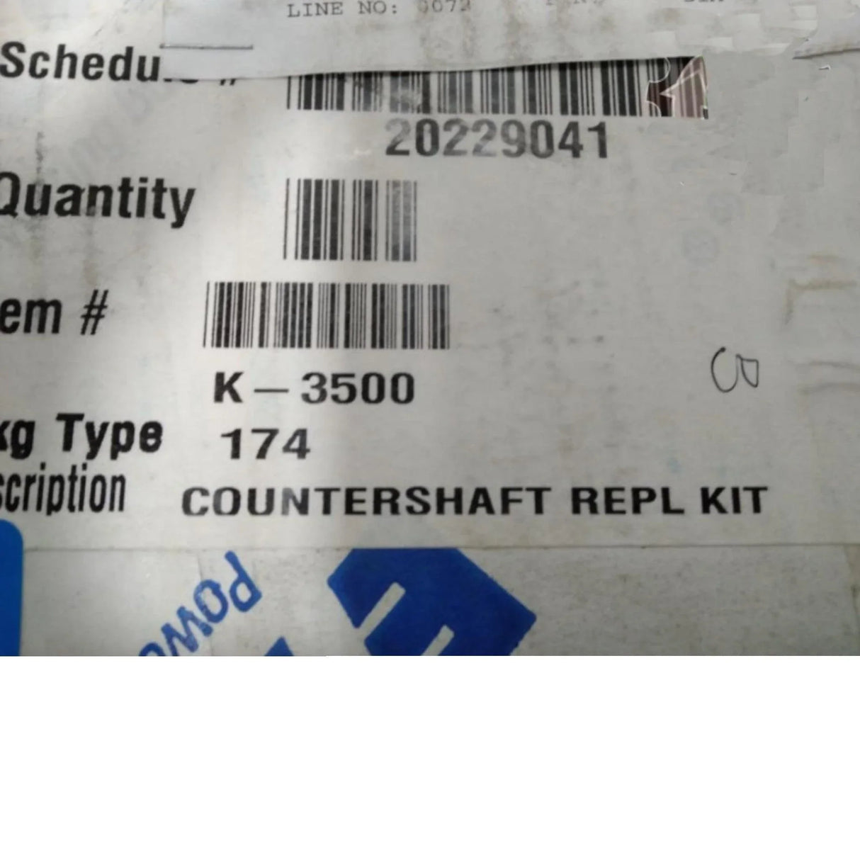3088-K3500 Genuine Volvo/Mack Countershaft Replt Kit - Truck To Trailer