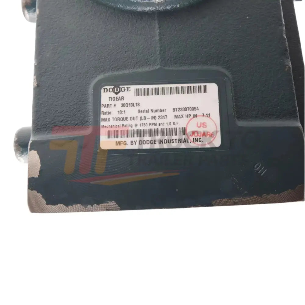 30Q10L18 Dodge Tigear 2 Reducer With Motor - Truck To Trailer