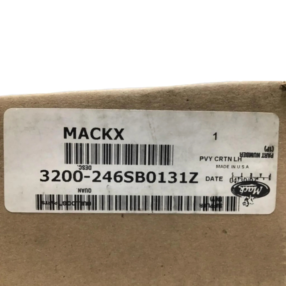 3200-246SB0131Z Genuine Mack Curtain Assy - Truck To Trailer