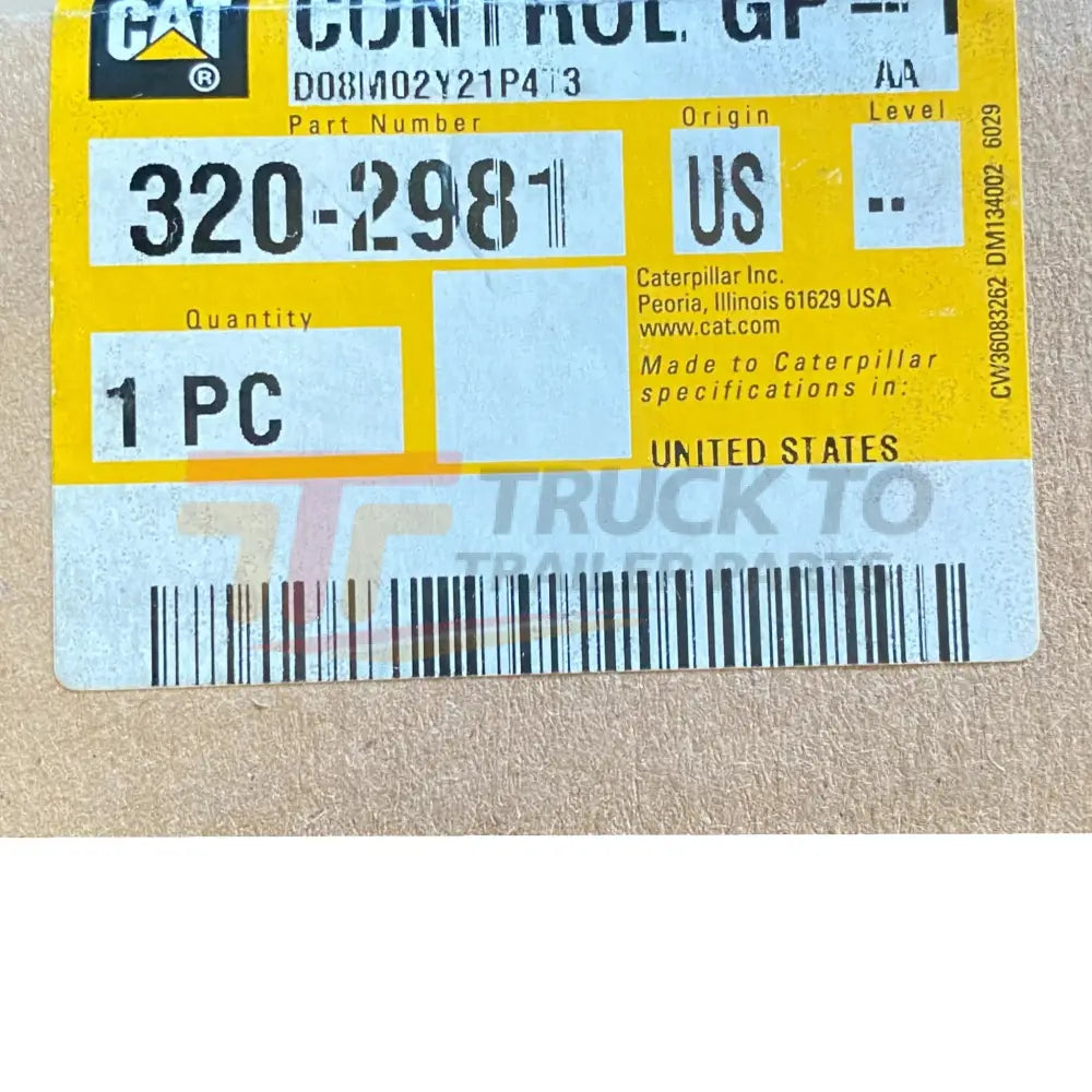 320-2981 Genuine Cat Shifter Transmission Control - Truck To Trailer