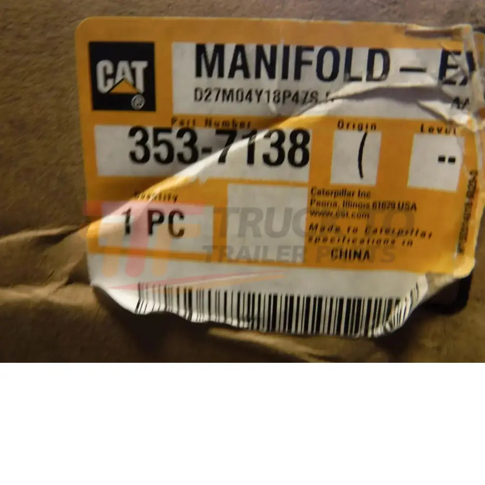 353-7138 Caterpillar Exhaust-Manifold - Truck To Trailer