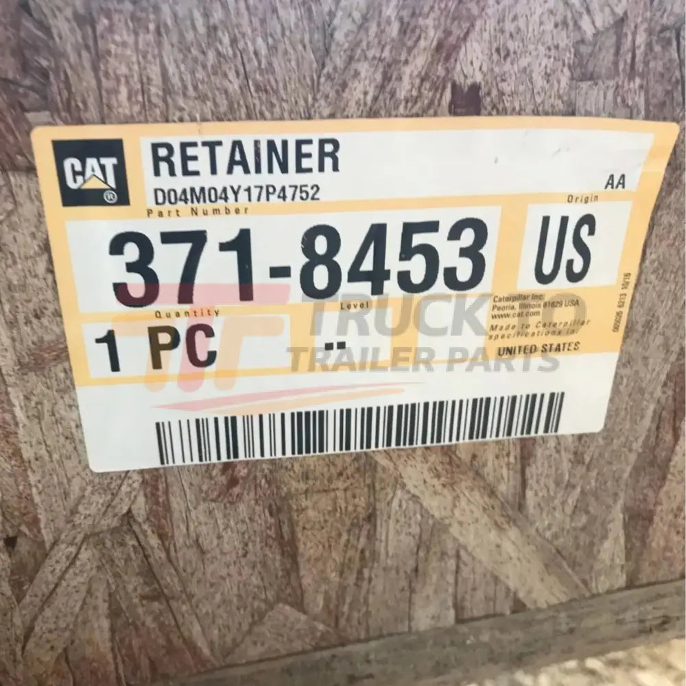 371-8453 Caterpillar Retainer - Truck To Trailer
