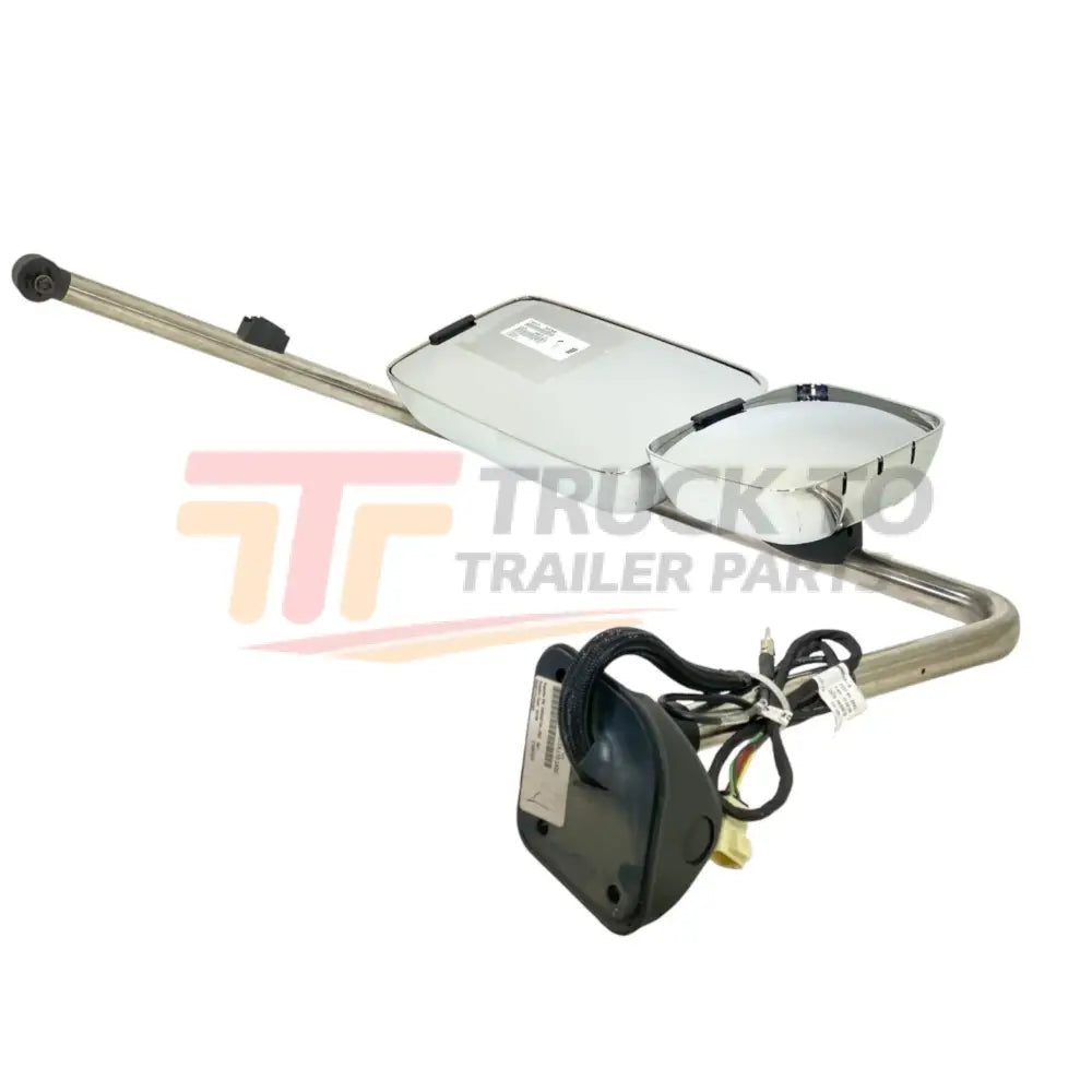 3757547C92 Oem International Mirror Rear View Rmt Htd Cb Ratio Chrome LtdRh - Truck To Trailer