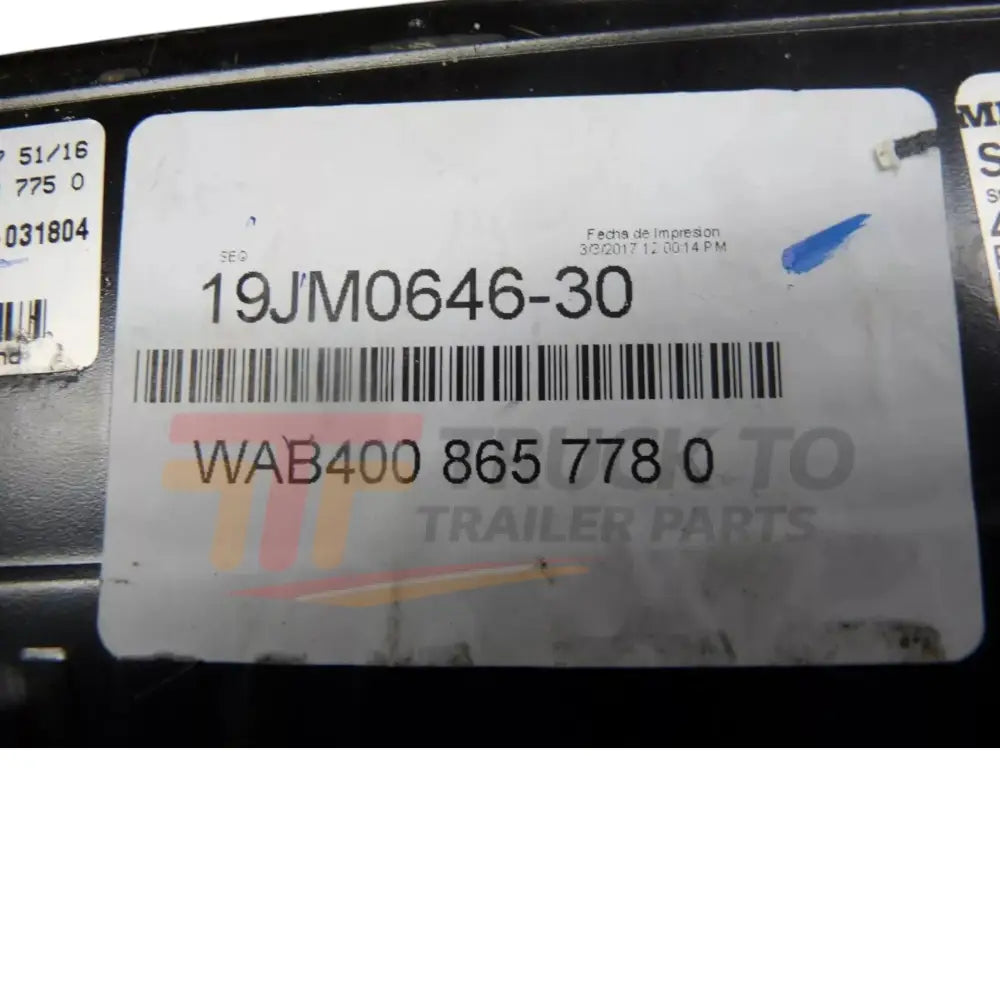 400 865 778 0 Wabco ABS Electronic Control Unit - Truck To Trailer