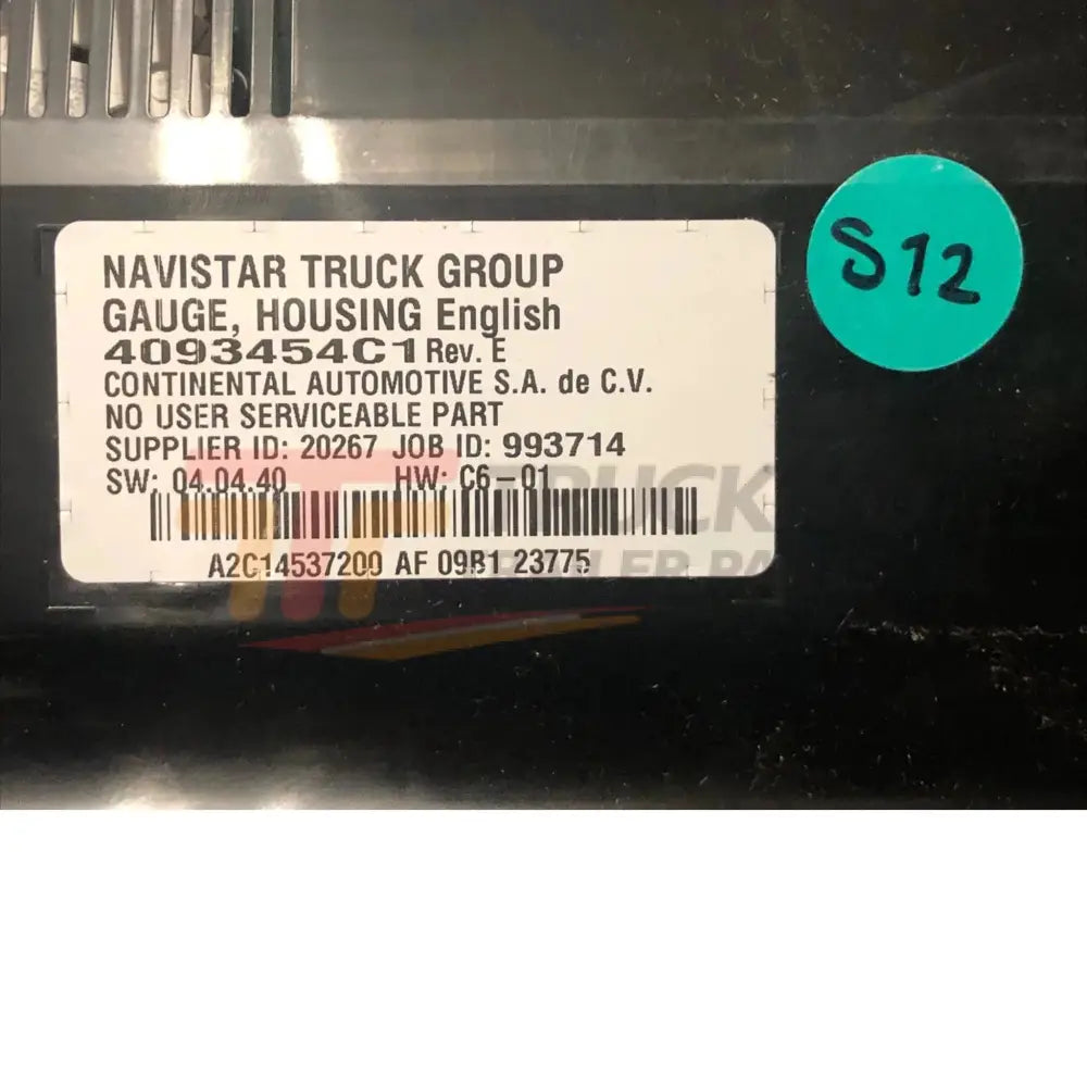 4093454C1 Genuine International Instr Cluster Premium 2500 Rpm Gauge Cluster - Truck To Trailer