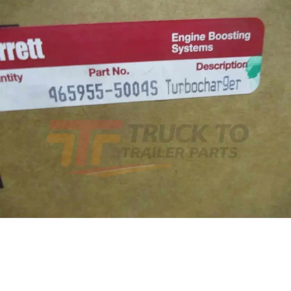 465955-5004S Genuine Garrett Turbocharger - Truck To Trailer