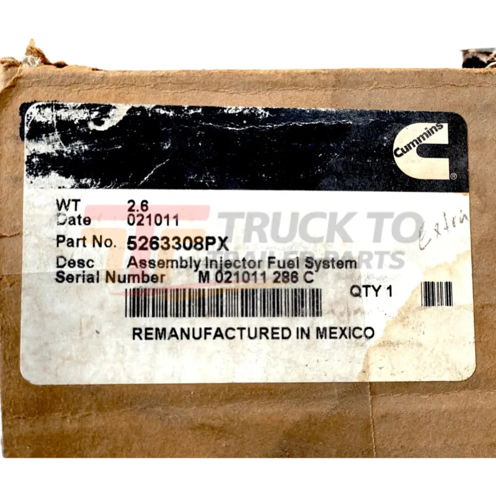 5263308Px Genuine Cummins Injector For Cummins Isb - Truck To Trailer