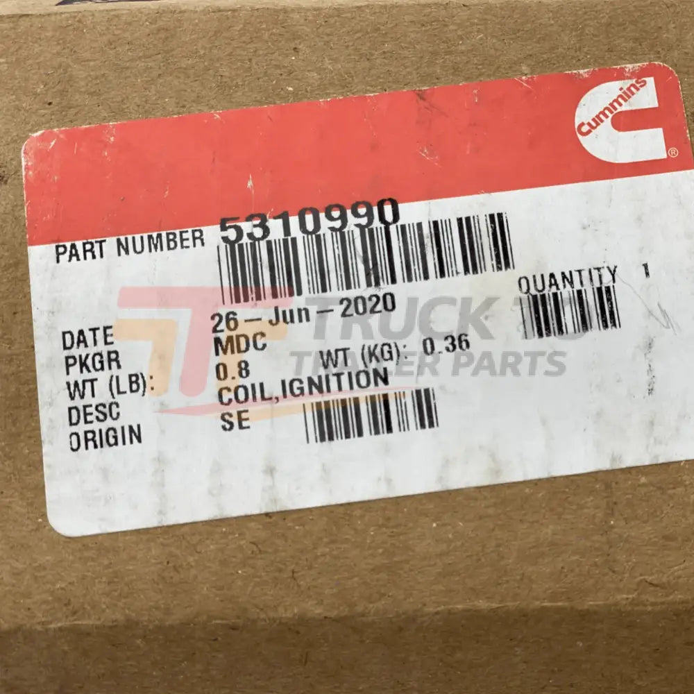 5310990 Genuine Cummins Coil Ignition - Truck To Trailer