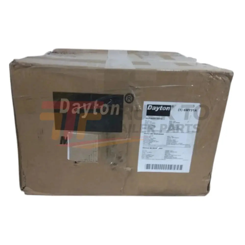 6WY31 Dayton Washdown Motor 1/2 HP 1745 RPM 208-230/460VAC 3-Phase - Truck To Trailer