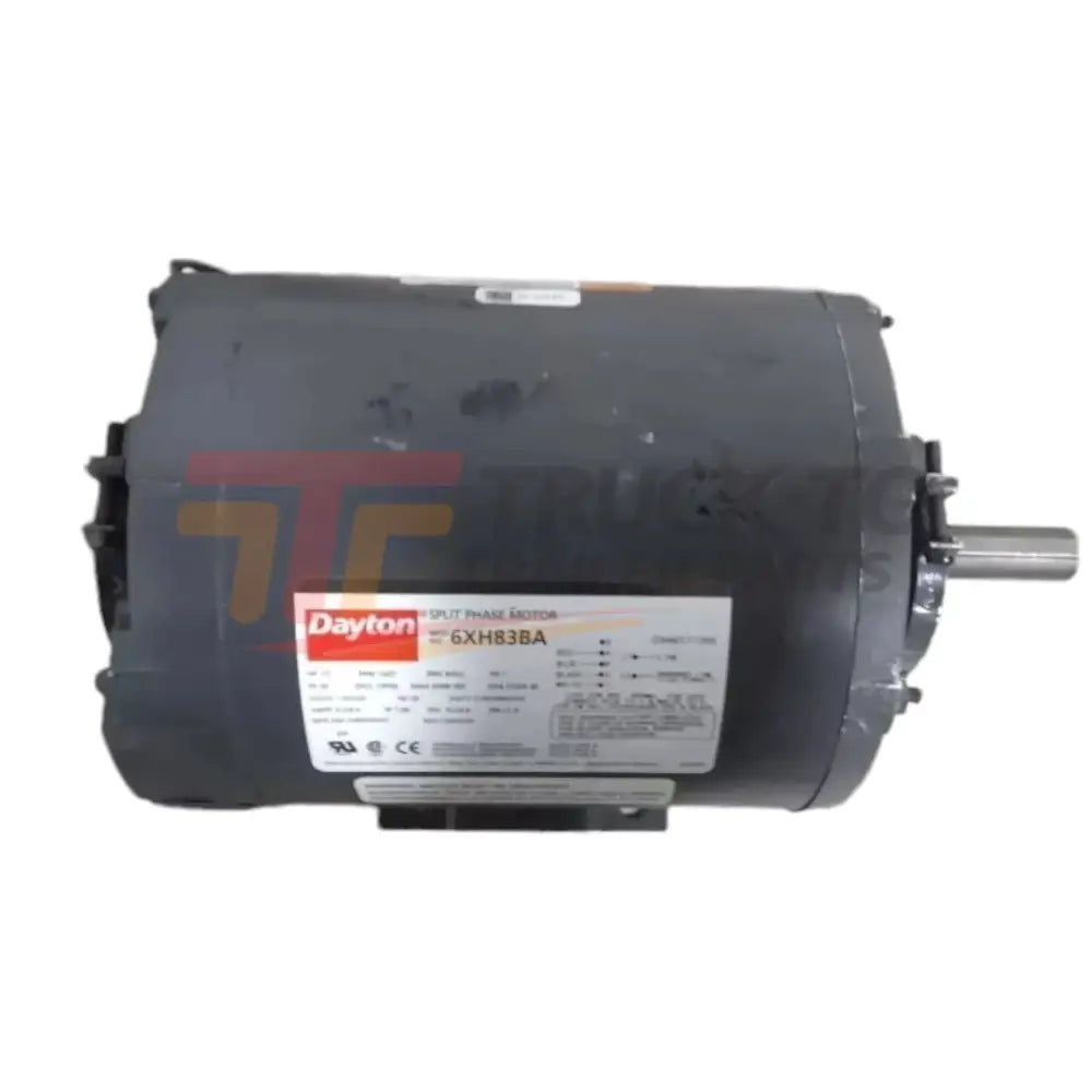 6XH83BA Dayton 50 Hz Motor 1/2 HP 1425 RPM 110/220VAC - Truck To Trailer