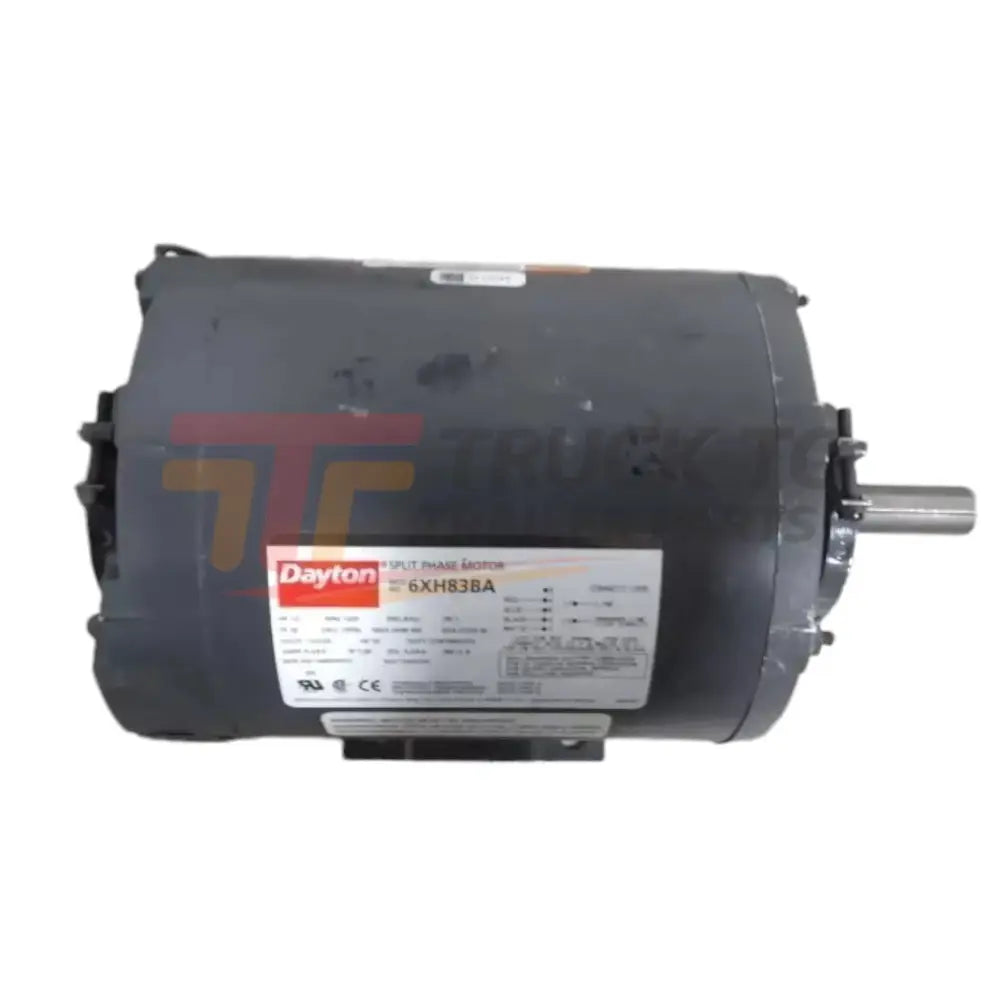 6XH83BA Dayton 50 Hz Motor 1/2 HP 1425 RPM 110/220VAC - Truck To Trailer