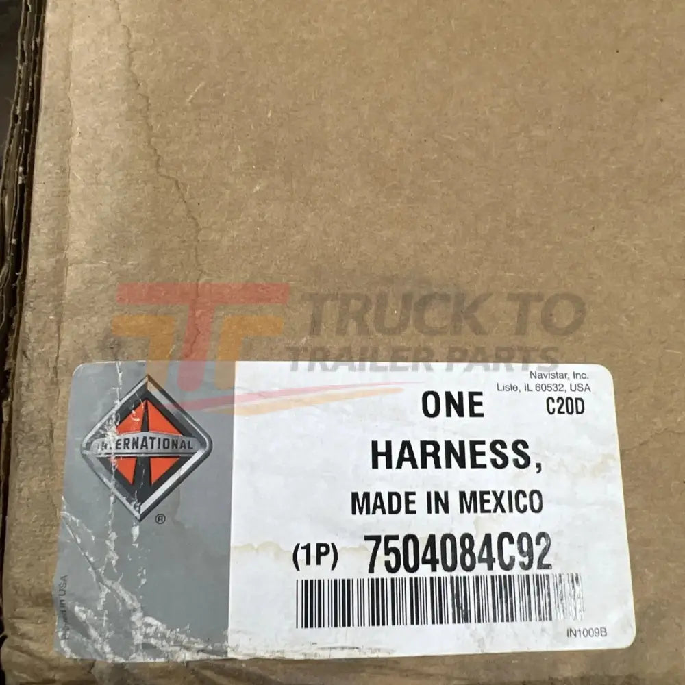 7504084C92 Genuine International Electeical Body Wiring Harness - Truck To Trailer