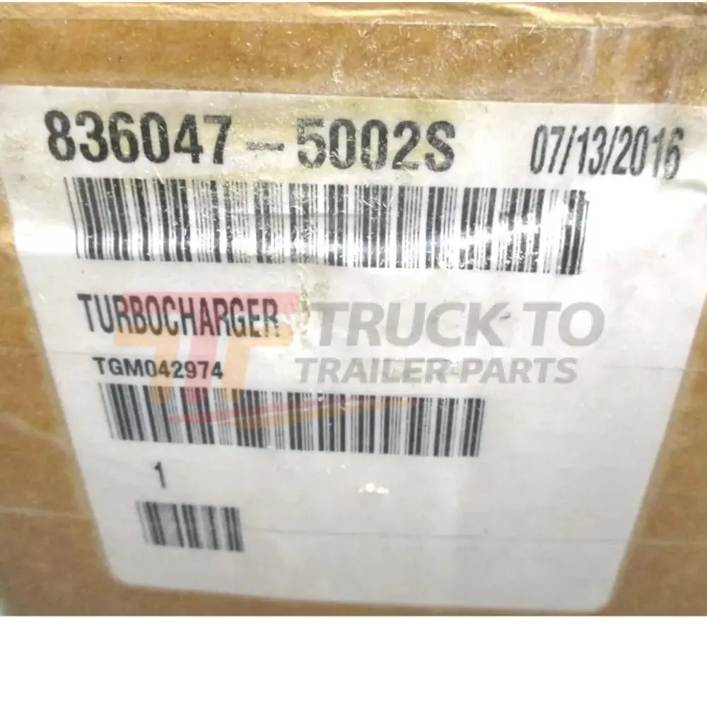 836047-5002S Garrett Turbocharger GTX3582R Gen 2 Super Core - Truck To Trailer