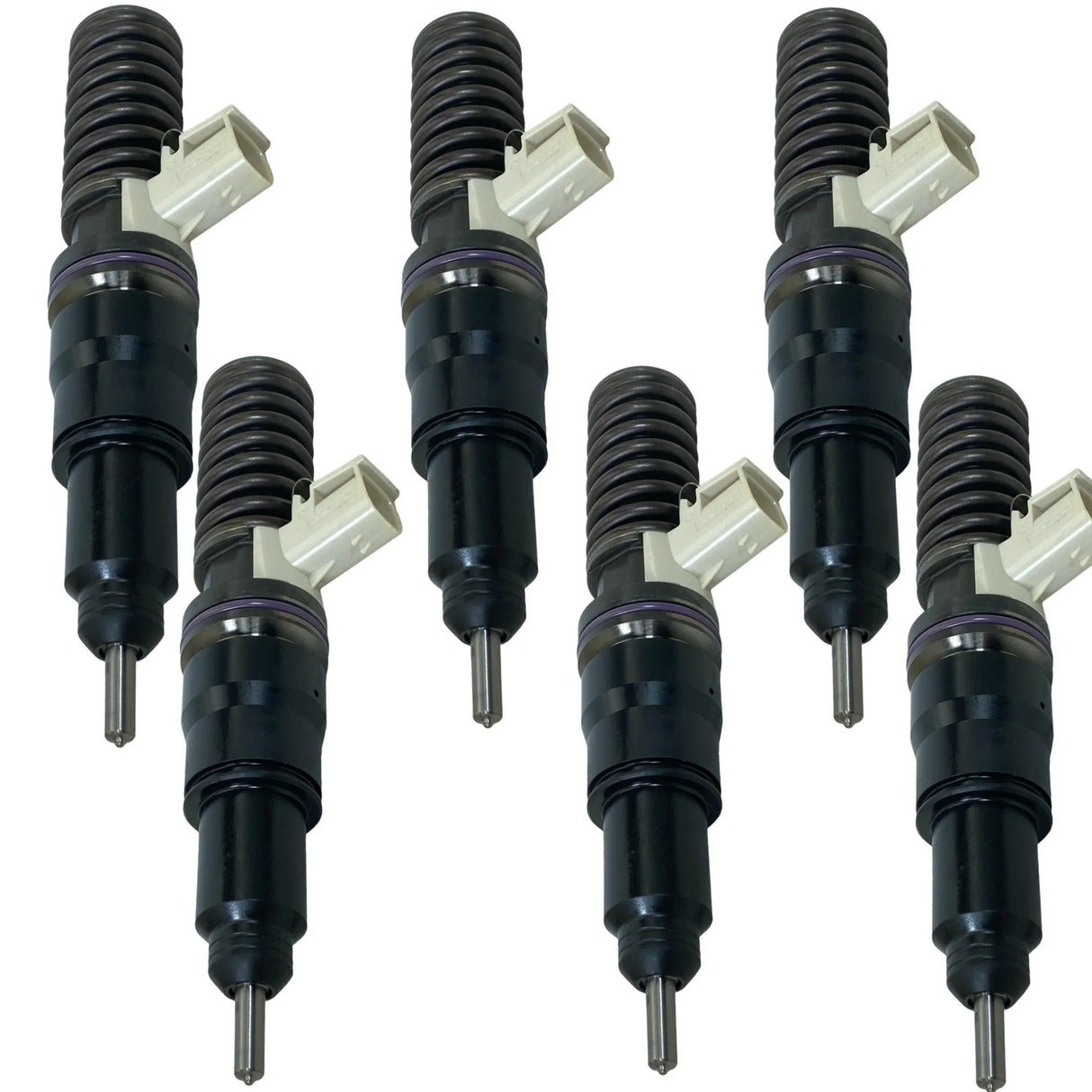 85143384 Genuine Mack Injectors Set Of Six 6 For Volvo D11 Mack Mp7 - Truck To Trailer