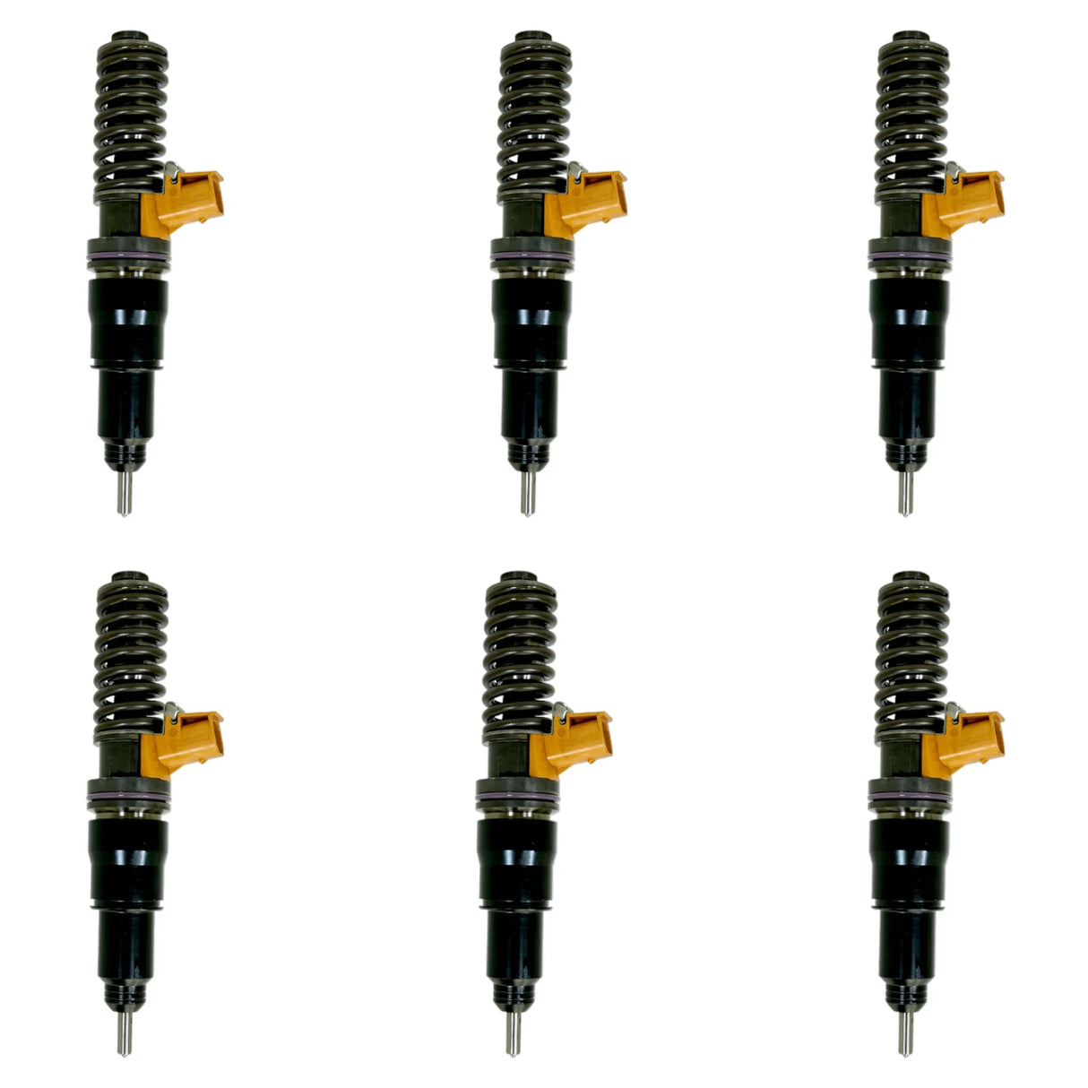 85144514 Genuine Mack Injectors Set Of Six 6 For Volvo D11 Mack Mp7 - Truck To Trailer