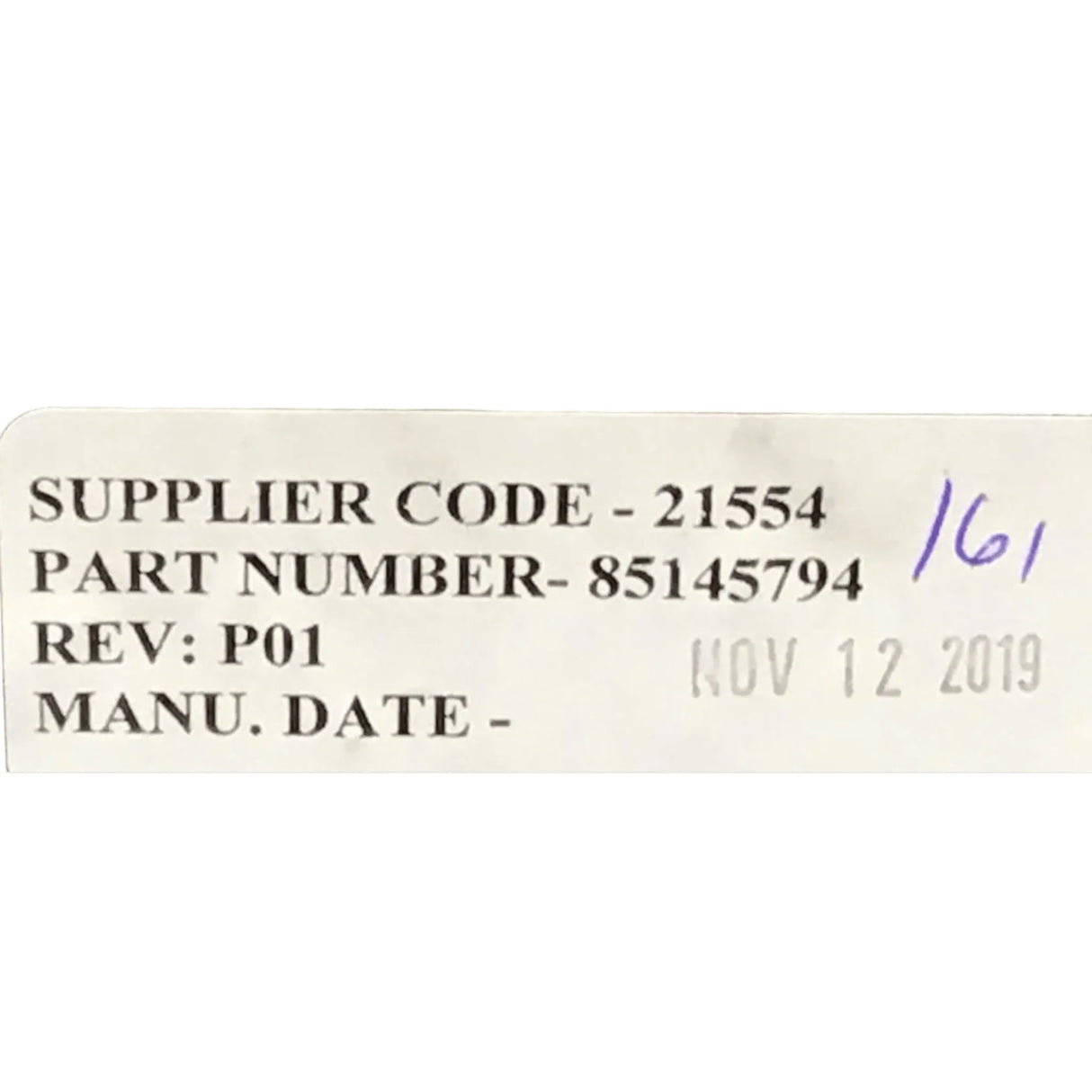 85145794 Genuine Volvo Sun Visor - Truck To Trailer