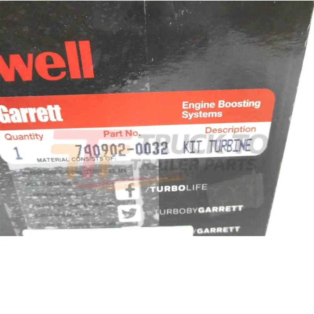 856801-5059S Garrett Turbo Assembly Kit GTX3576R 0.83 A/R GEN 2 - Truck To Trailer