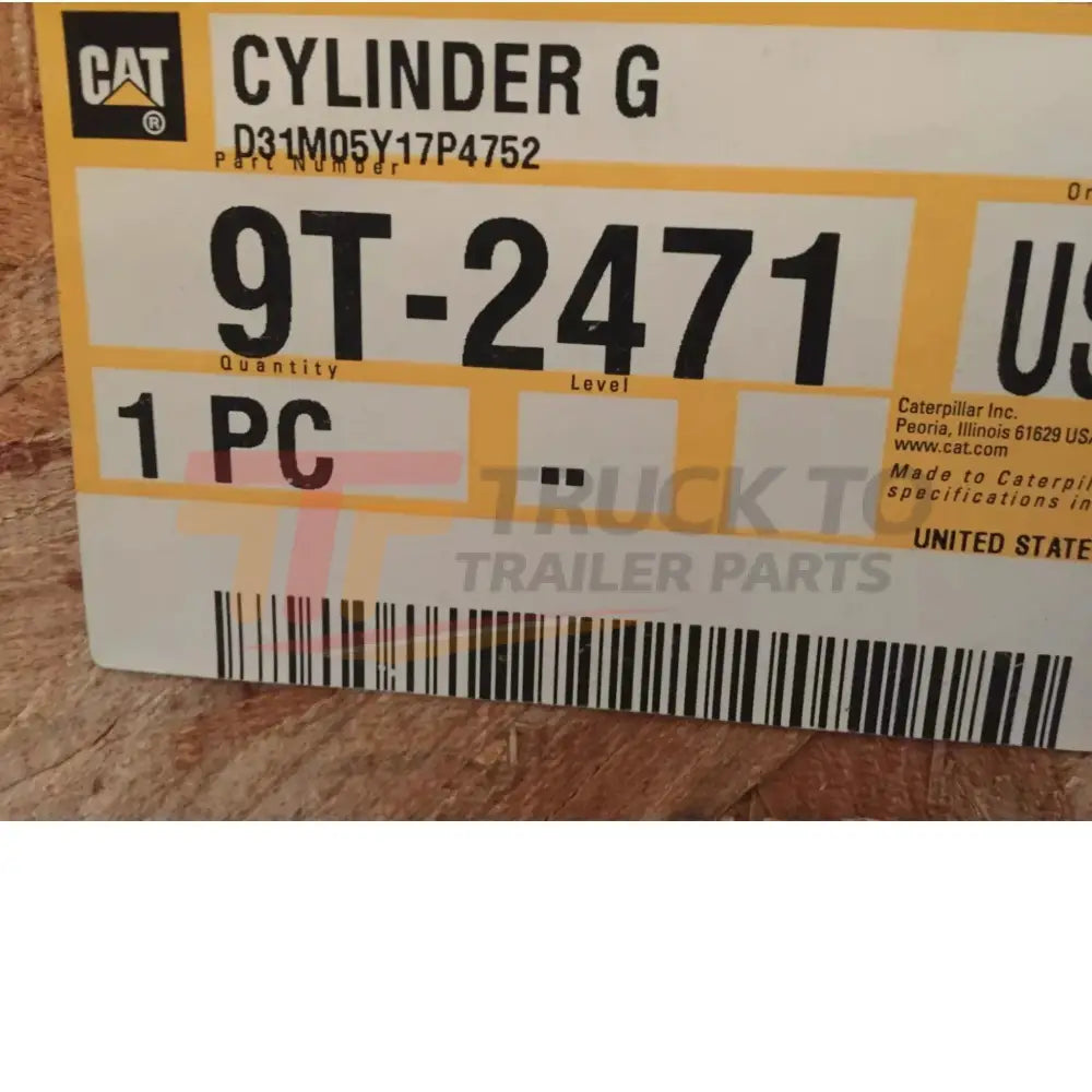 9T-2471 CAT Cylinder G - Truck To Trailer