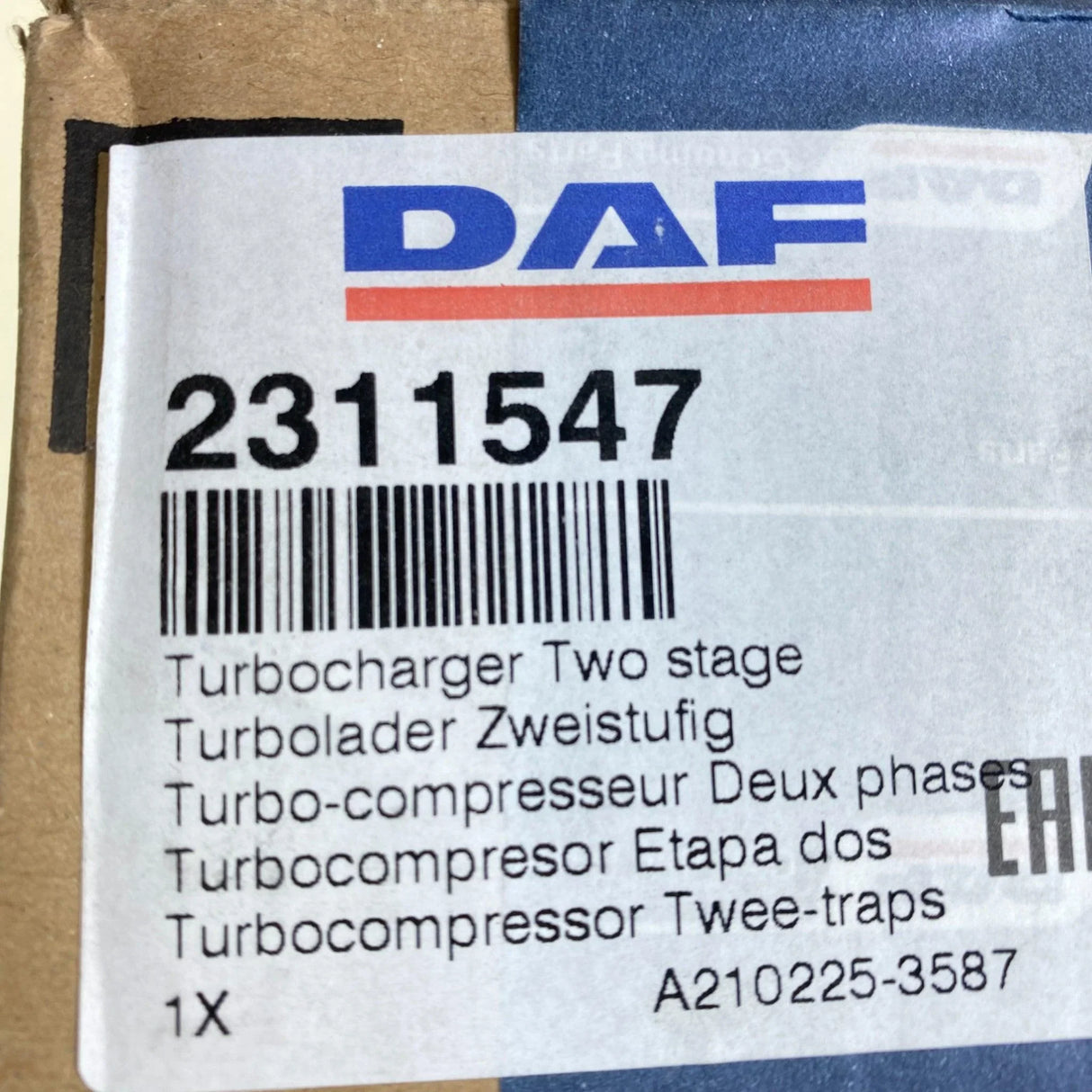2311547PE Genuine Paccar Turbocharger Installation Kit for MX13 Engine - Truck To Trailer