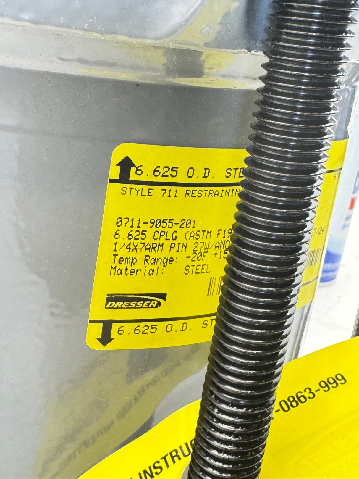 0711-9055-201 Dresser Bolted Restraining Coupling 300PSI