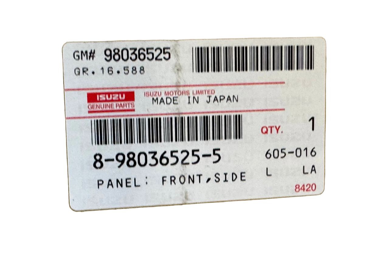 8-98036525-5 Isuzu Left Front Corner Panel