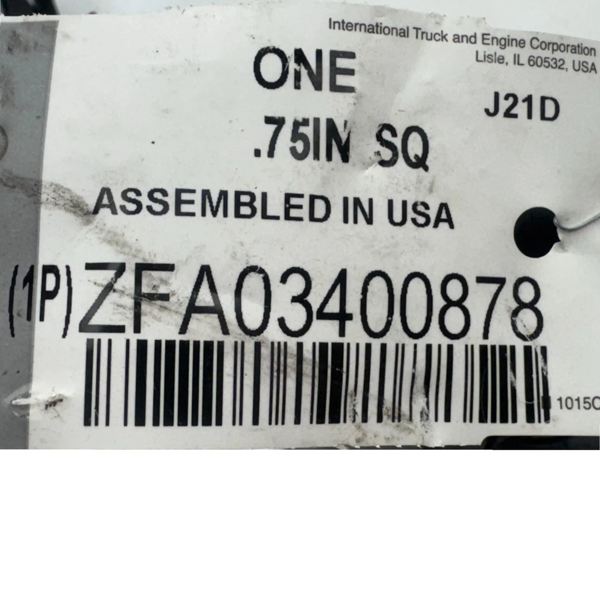 ZFA03400878 Genuine International Right Mud Flap Arm Bracket - Truck To Trailer